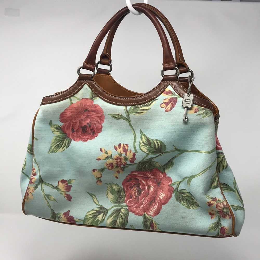 Fossil Classic #75082 Floral Purse